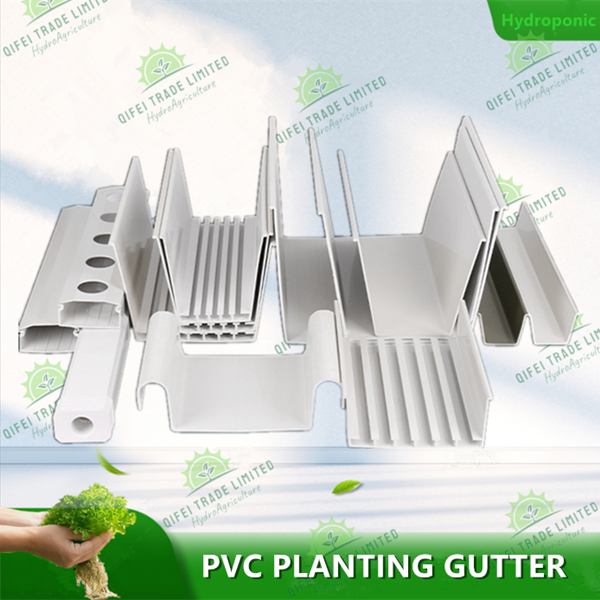 PVC Hydroponic system NFT Channel Strawberry Gutter