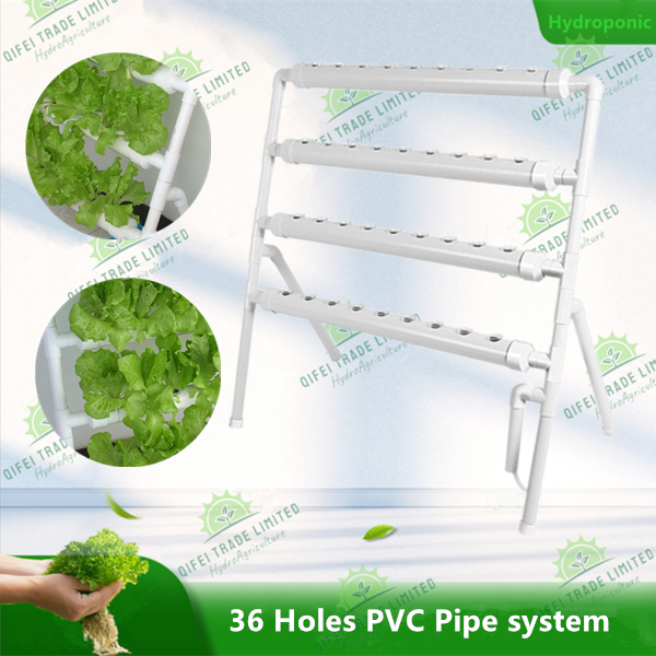 36 Holes Mini PVC Pipe hydroponic system
