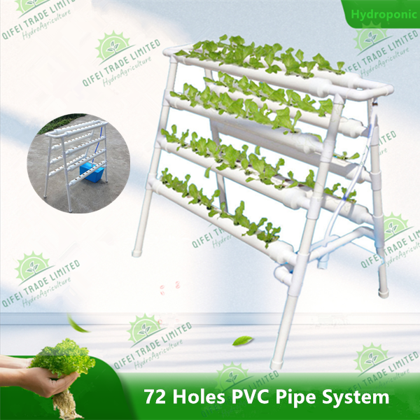 72 Holes Double-side PVC hydroponic grow system